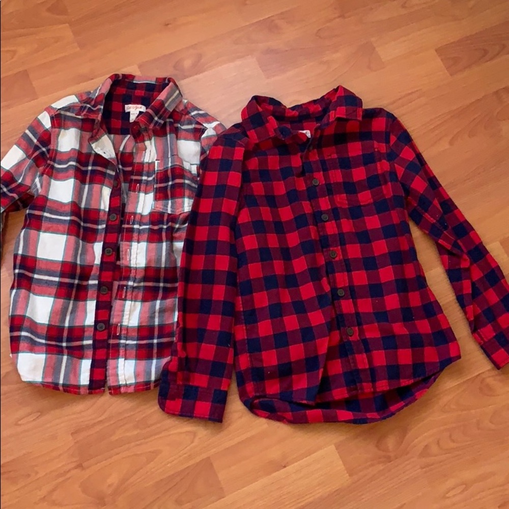Plaid Button Shirts